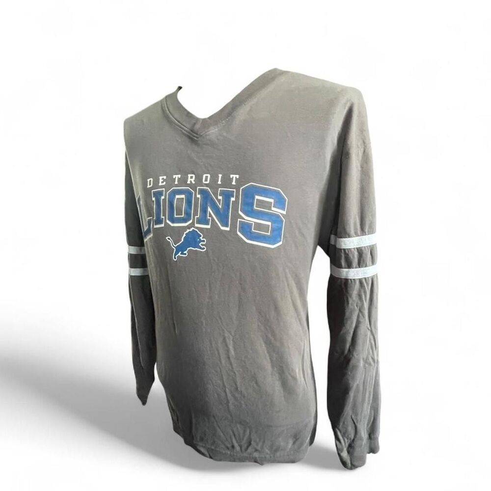 NFL Men's Grey and Blue Long Sleeve T-shirt Size Large - Picture 2 of 8